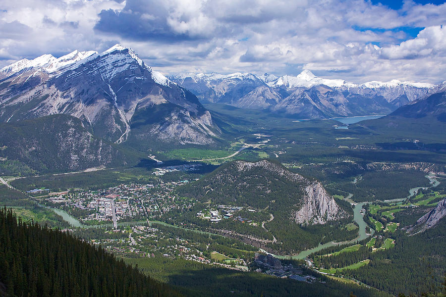 Above Banff Photograph by Stuart Litoff