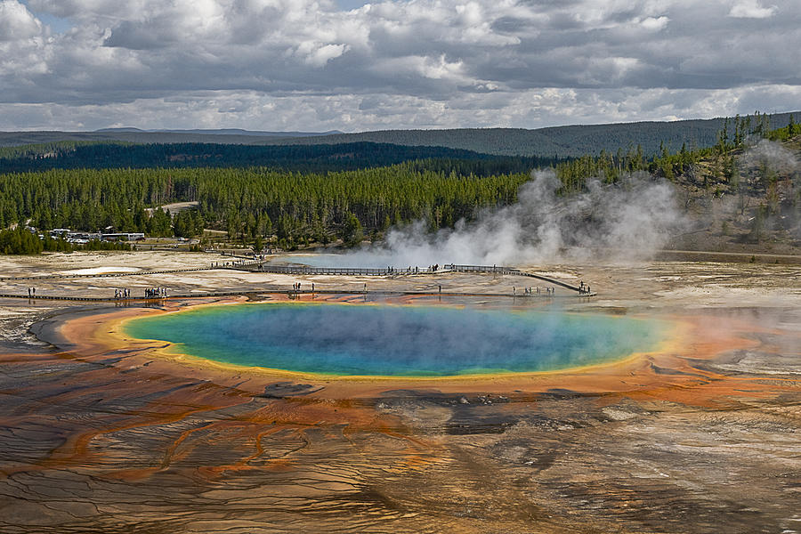 Above Grand Prismatic Photograph by Wes and Dotty Weber
