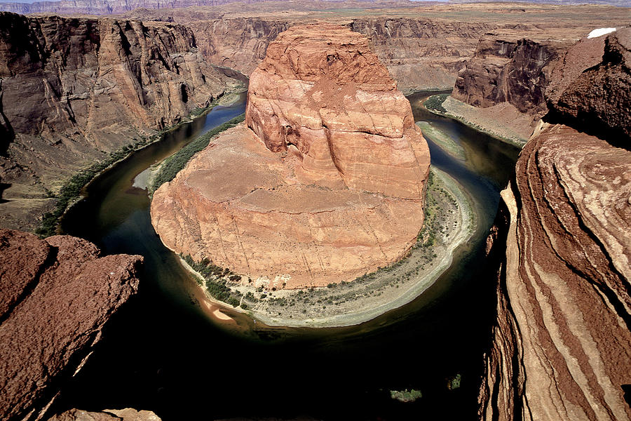 Above Horseshoe Bend on the Colorado River in Arizona Photograph by Carol M Highsmith