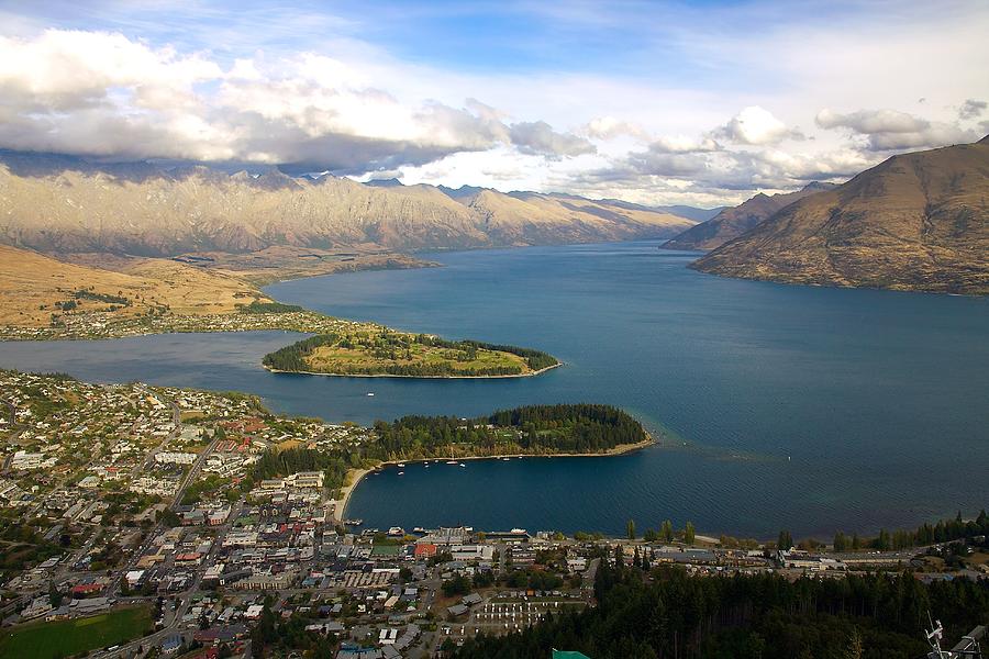 Above Queenstown Photograph by Stuart Litoff