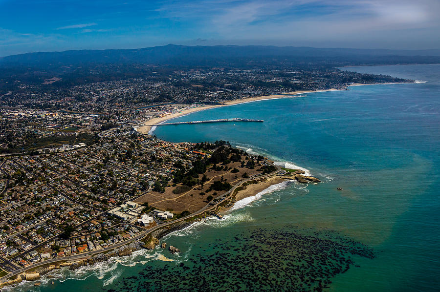 Above Santa Cruz California Looking East Photograph by Randy