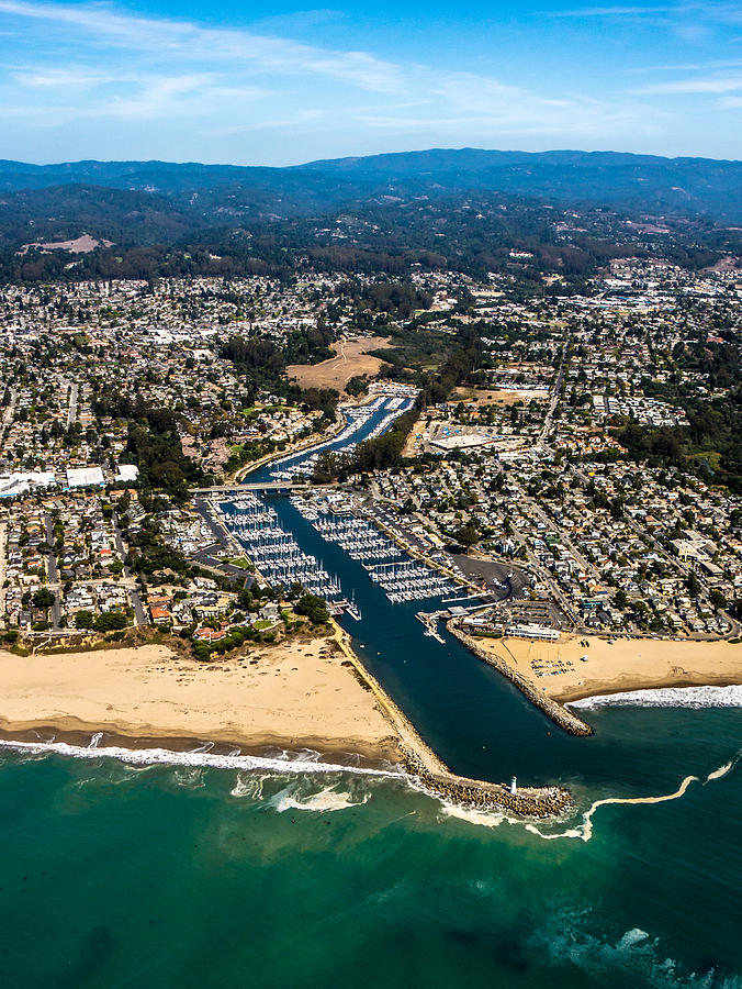 Above Santa Cruz Harbor Photograph by Randy Straka Pixels