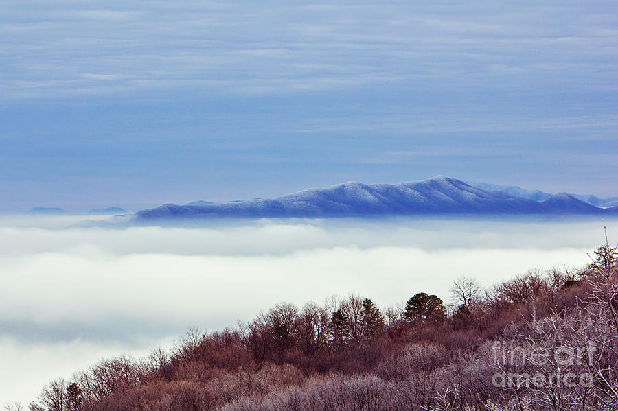 Winter Photograph - Above the Clouds by Joan McCool
