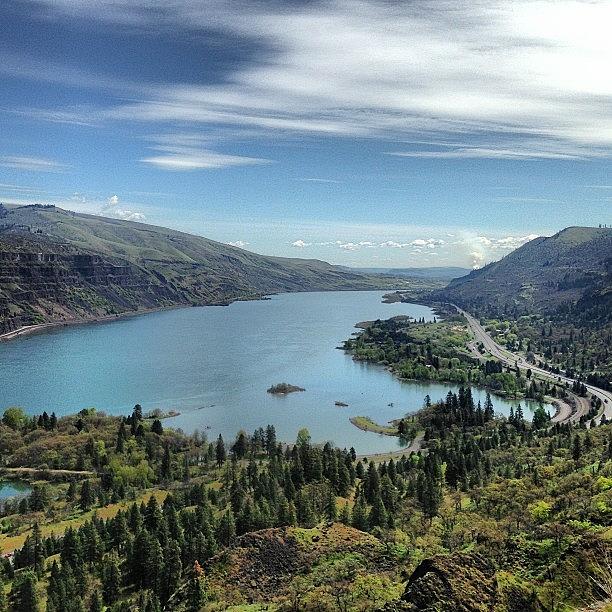 Above The Columbia River Photograph by Stone Grether