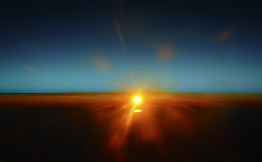 Sunset Photograph - Above the World by Alex Weinstein