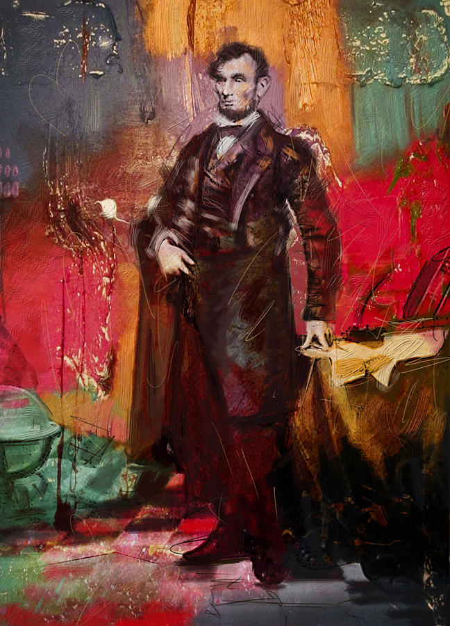 Abraham Lincoln 05 Painting by Corporate Art Task Force