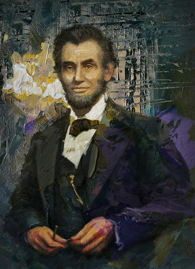 Abraham Lincoln 07 Painting by Corporate Art Task Force