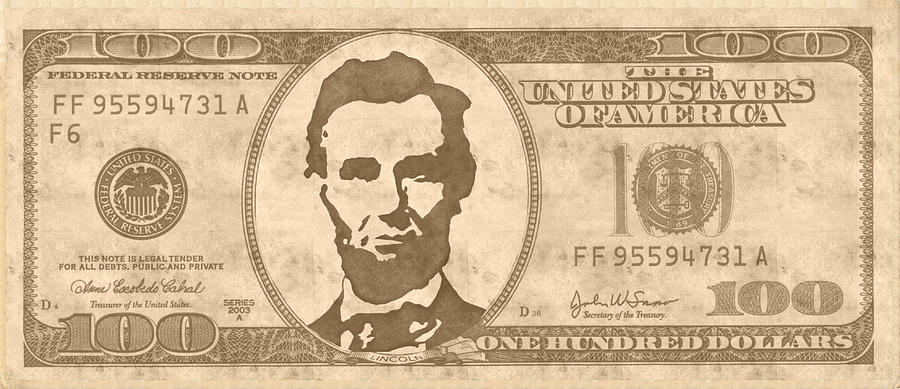 Abraham Lincoln 2 digital art Painting by Georgeta  Blanaru