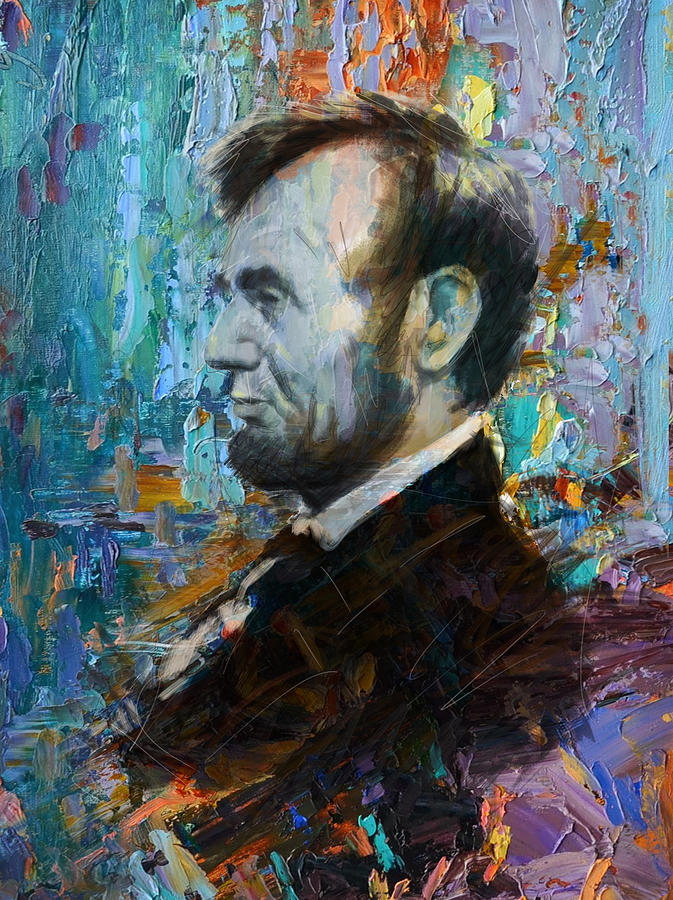 Abraham Lincoln 6 Painting by Corporate Art Task Force