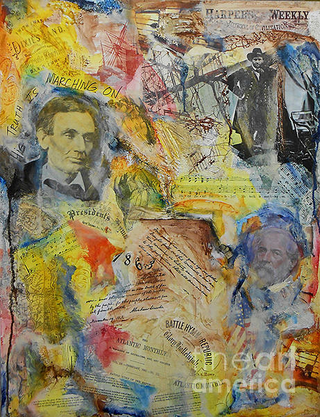 Abraham Lincoln Civil War Original Painting Gettysburg Address By ...