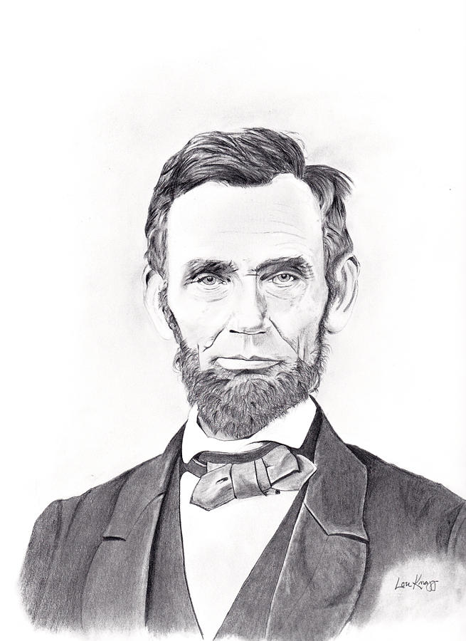 abraham lincoln drawing