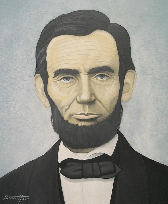 Abraham Lincoln Painting by Mark Barnett