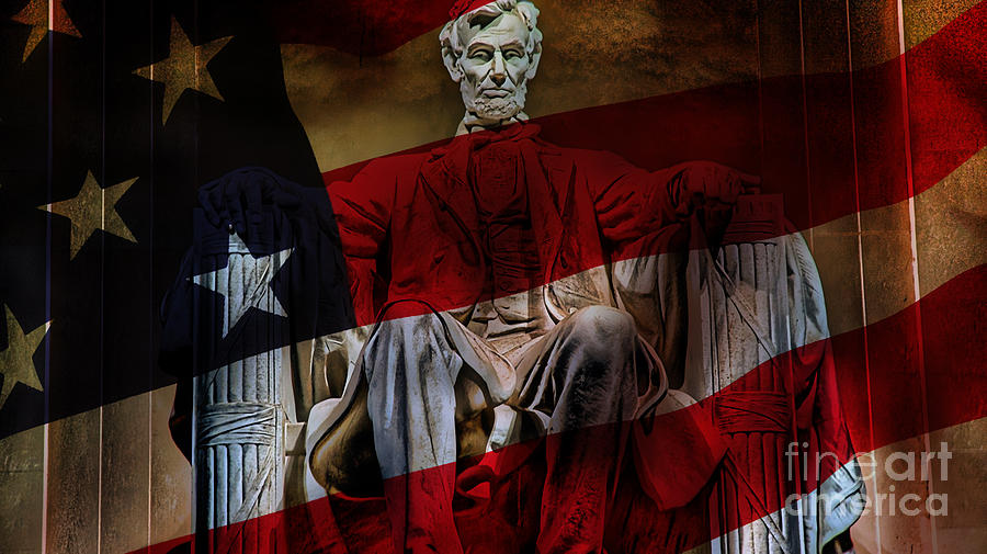 Abraham Lincoln Mixed Media by Marvin Blaine