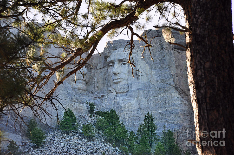 Abraham Lincoln Mt Rushmore Photograph by Nava Thompson