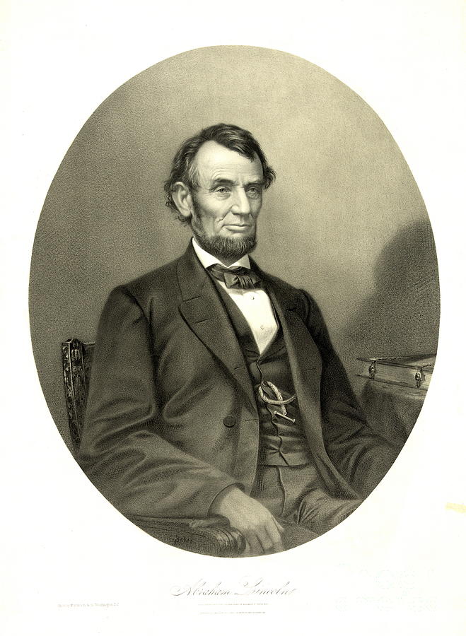 Abraham Lincoln Portrait 1865 Photograph by Padre Art