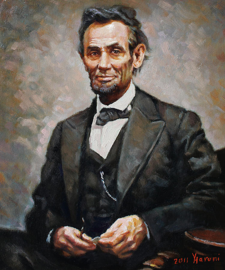 Abraham Lincoln Painting - Abraham Lincoln by Ylli Haruni