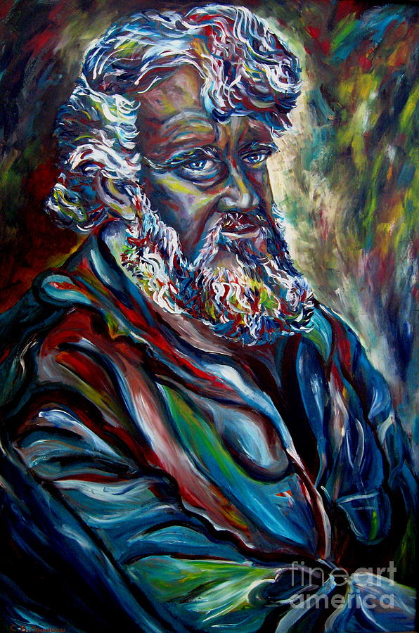 Abraham  Patriarch Painting by Carole Spandau