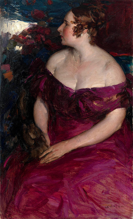 Female Portrait Painting by Abram Arkhipov