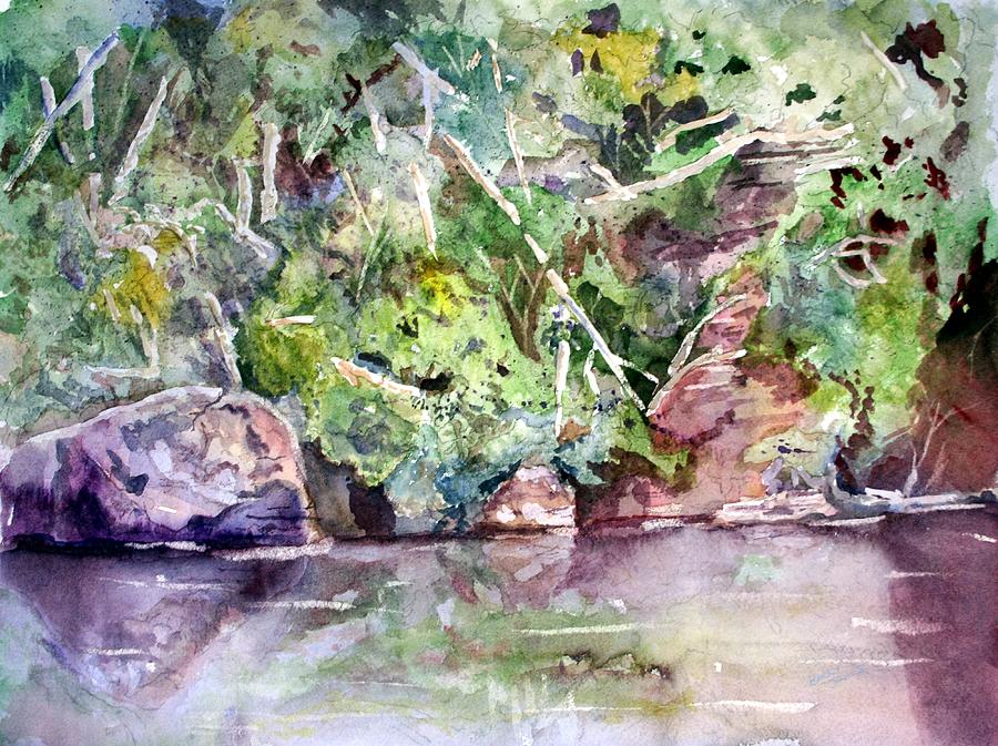 Abrams Creek Painting by Barry Jones