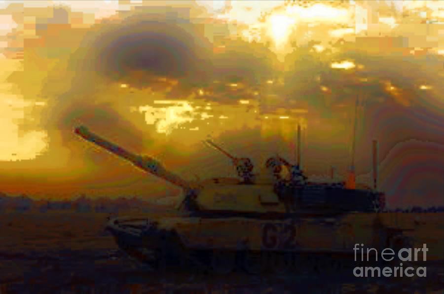 Abrams in Jabal Digital Art by Steven  Pipella