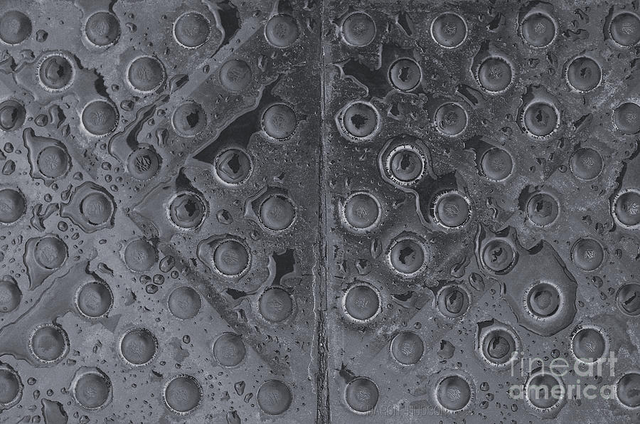 texture photography - Rainy Tread Photograph by Sharon Hudson
