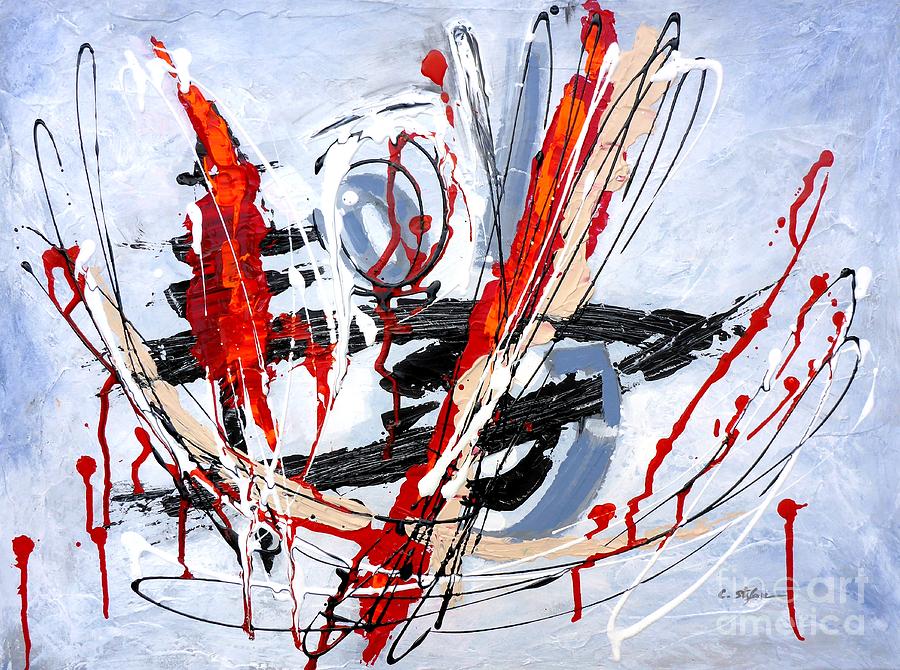 Abstract 003 Painting by Cristina Stefan