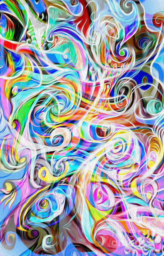 Abstract Digital Art - Abstract 05 by Gregory Dyer