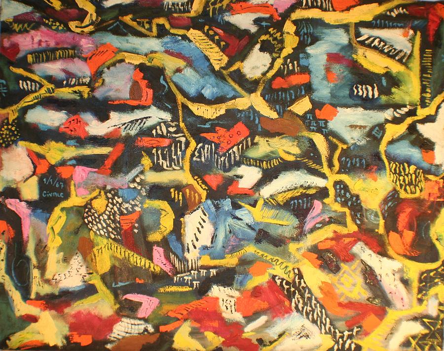 Abstract 1957 Painting by Biagio Civale
