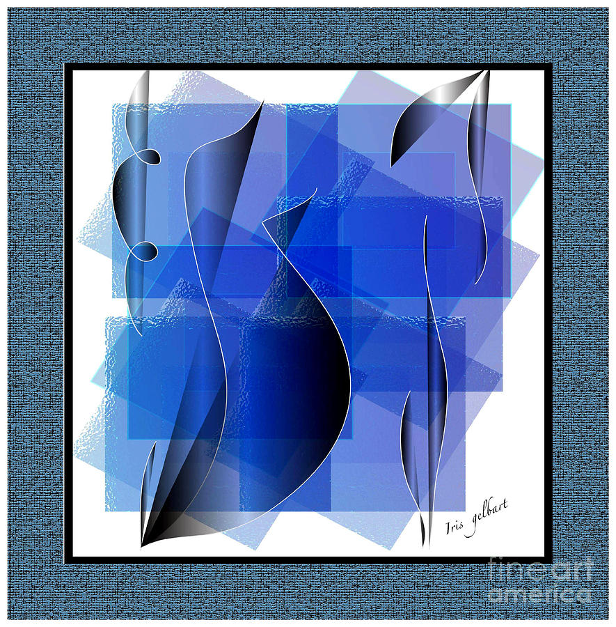Abstract Digital Art - Abstract 200 by Iris Gelbart