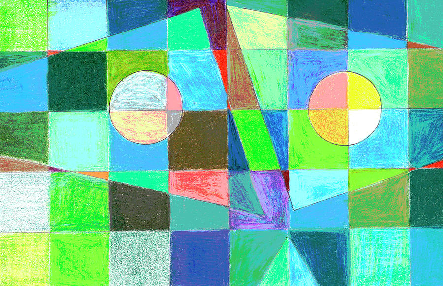 Abstract 3 Drawing by Mary Bedy
