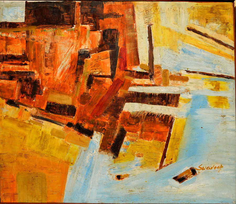 Abstract-4 Painting by Anand Swaroop Manchiraju