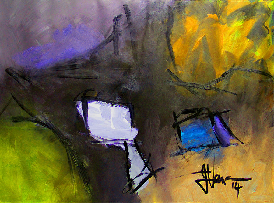 Abstract 4 March 2 2013 Mixed Media by Jim Vance