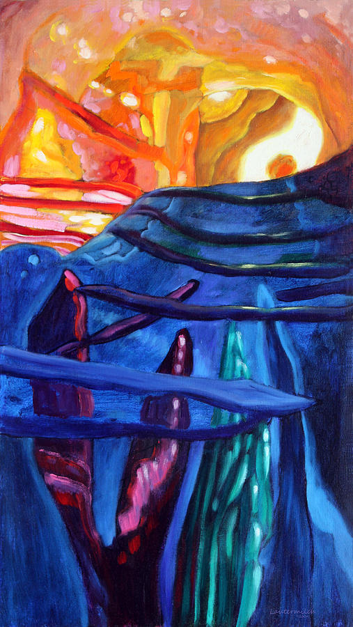 Abstract 48-2004 Painting by John Lautermilch