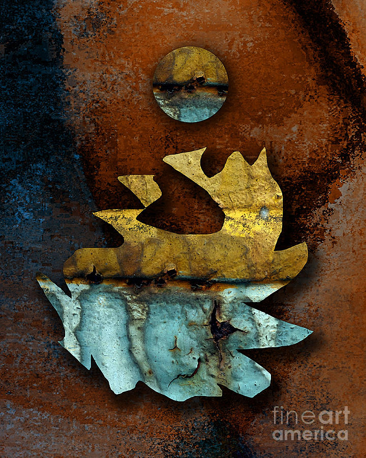 Rust Mixed Media - Abstract 5 by Marvin Blaine