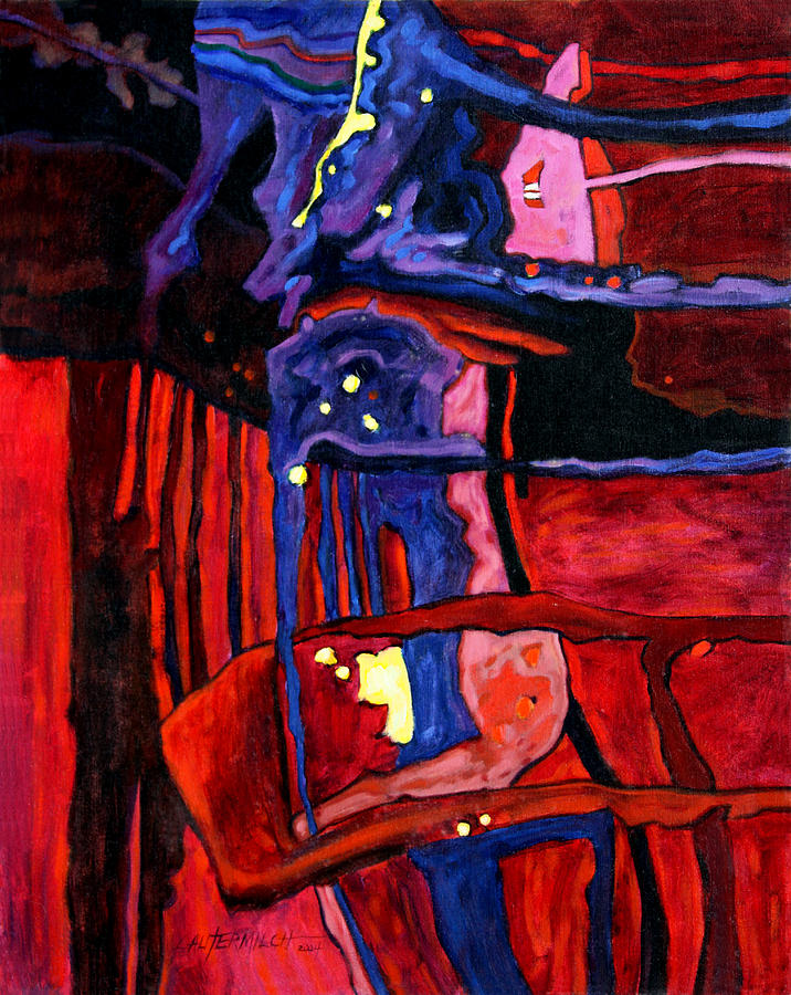 Abstract 52-2004 Painting by John Lautermilch