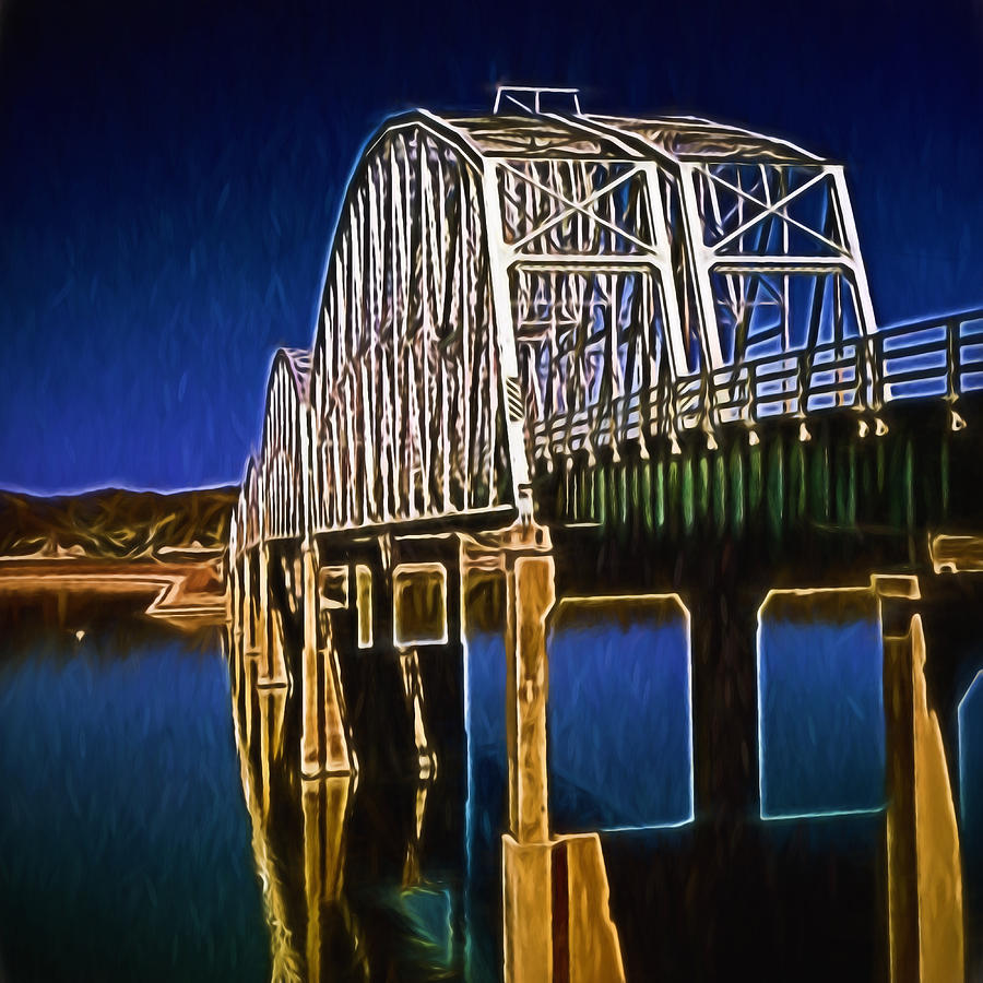 Abstract Art Bridge  Digital Art by Cathy Anderson