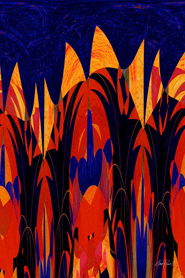 abstract art - Tropical Fever Digital Art by Ann Powell