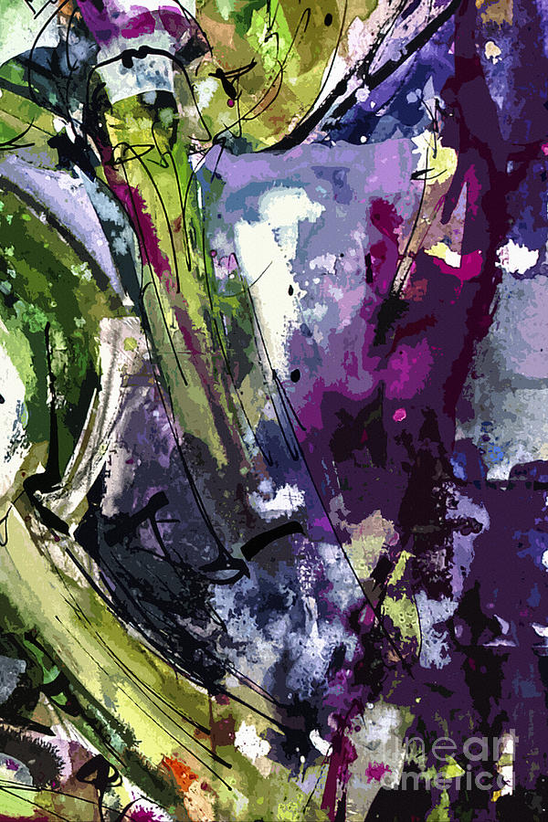 Abstract Arti 2 by Ginette Painting by Ginette Callaway