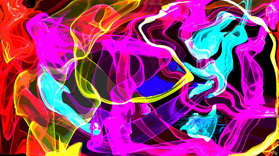 Abstract b Digital Art by Mary Armstrong