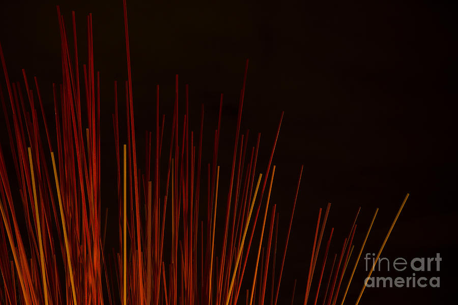 Abstract Background Of Red Sticks Photograph by JM Travel Photography