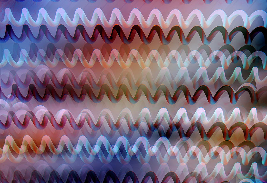 Abstract Backgrounds Zig Zag Wave Photograph by Ikon Ikon Images