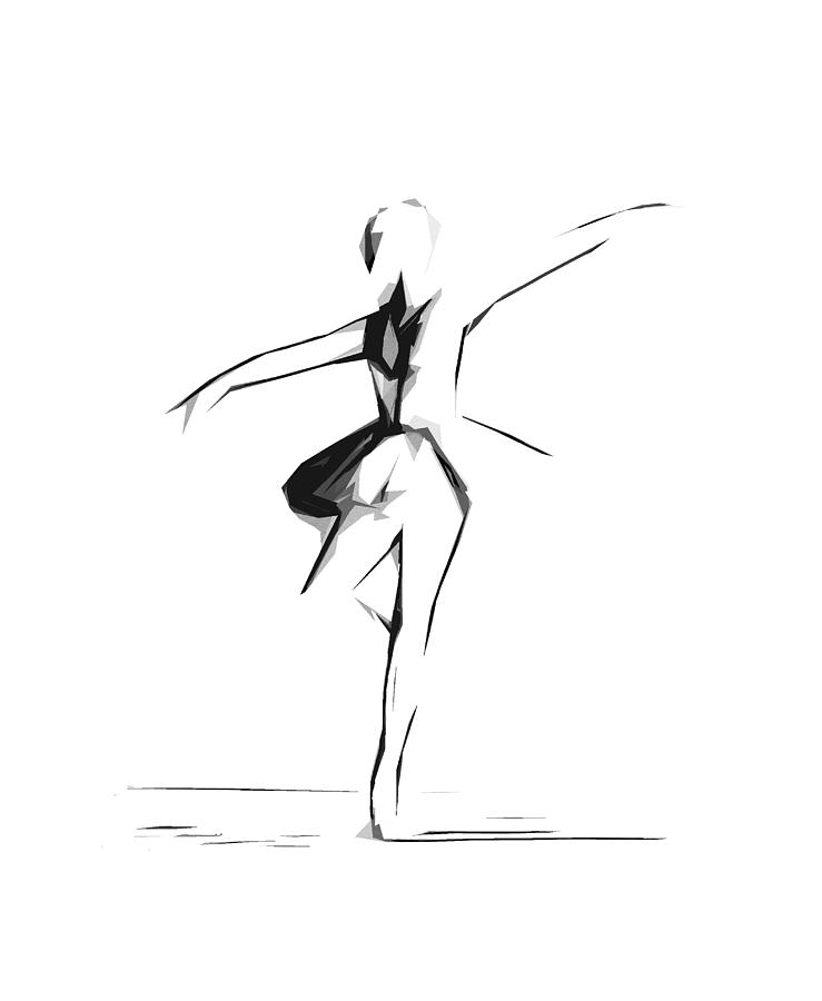 tumblr abstract drawings Painting Steve K Ballerina by Abstract Dancing