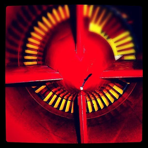 Abstract Photograph - Abstract Beauty Of Jet Plane Engines by Andrea Lauren