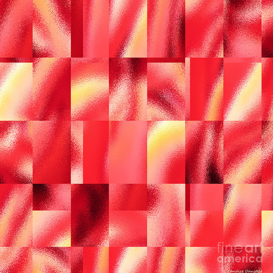 Abstract Blocks Digital Art By Candice Davenport