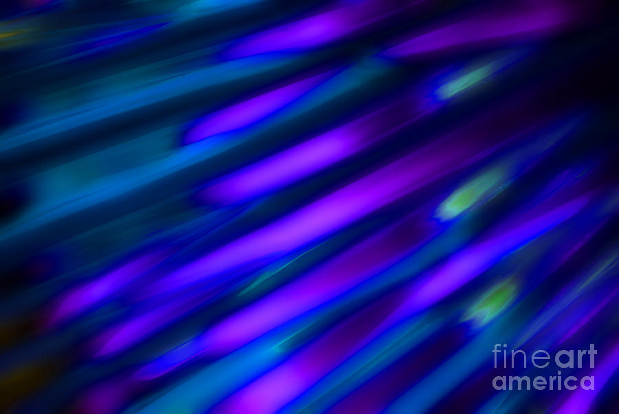 Abstract Blue Green Pink Diagonal Photograph by Marvin Spates