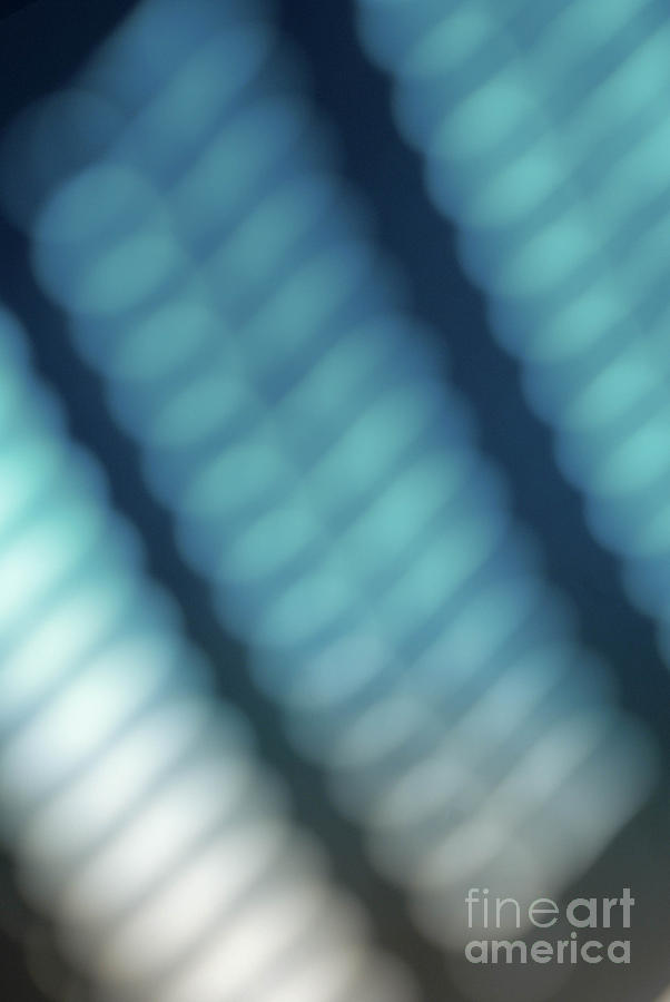 Abstract Photograph - Abstract Blue Reflections by Amy Cicconi