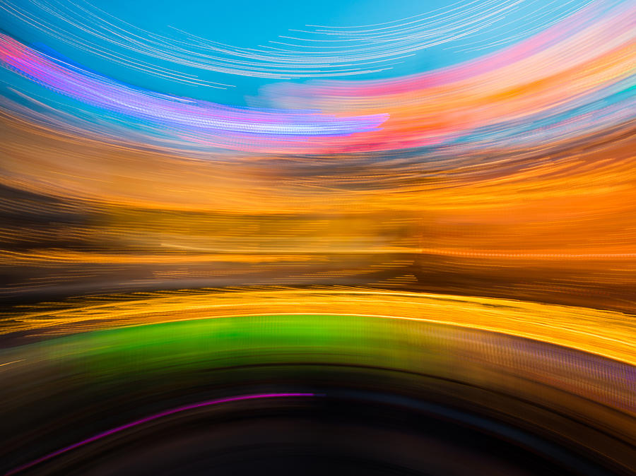 Abstract blurred light background Photograph by Dutourdumonde Photography