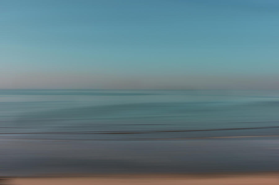 Abstract Blurred Motion Seascape Photograph by Ikon Ikon Images