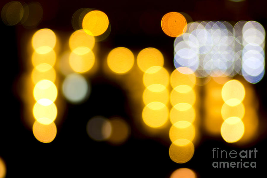 Abstract Bokeh Lights II Photograph by Beverly Claire Kaiya