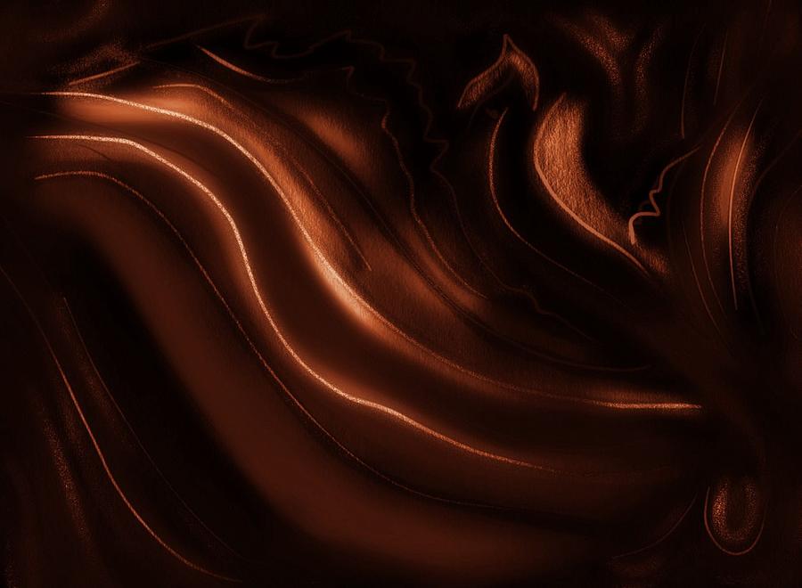 Abstract Brown Digital Art by Rich Ackerman - Fine Art America